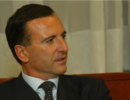 Il Presidente della Sezione 3a del Consiglio di Stato, Franco Frattini.