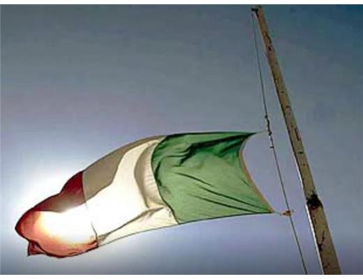 La bandiera in cui Gaetano MAURO si riconosceva.
