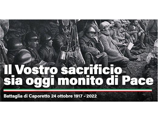 Il Vostro sacrificio sia oggi monito di Pace