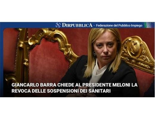 Il Presidente del Consiglio dei Ministri, Giorgia Meloni.