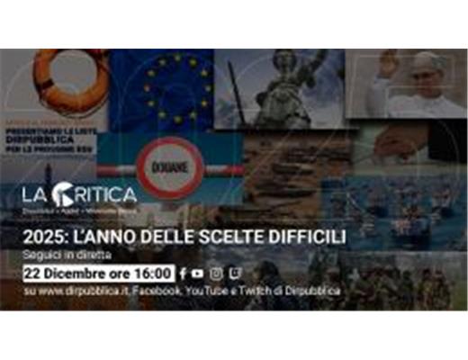 Il cartellone del 22 dicembre